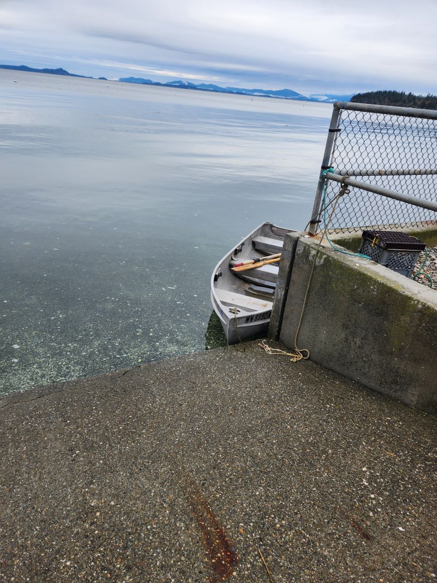 Boat at BVCC launch area